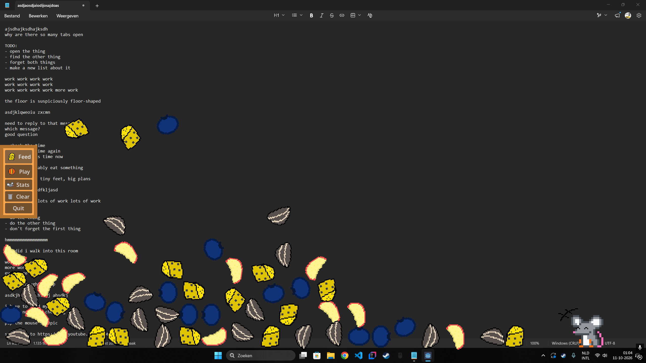 Main menu of game
